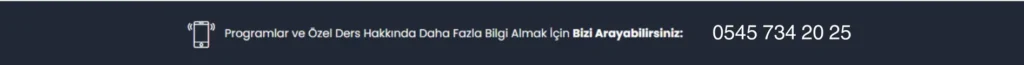 İLETİŞİM: OZELONLINEDERS.COM