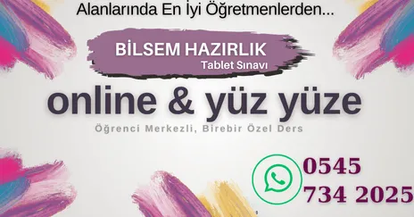 BİLSEM TABLET SINAVI