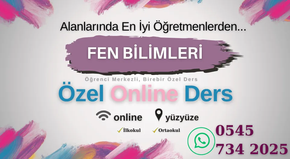 Fen Bilimleri Özel Ders
