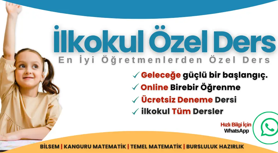İlkokul özel ders matematik